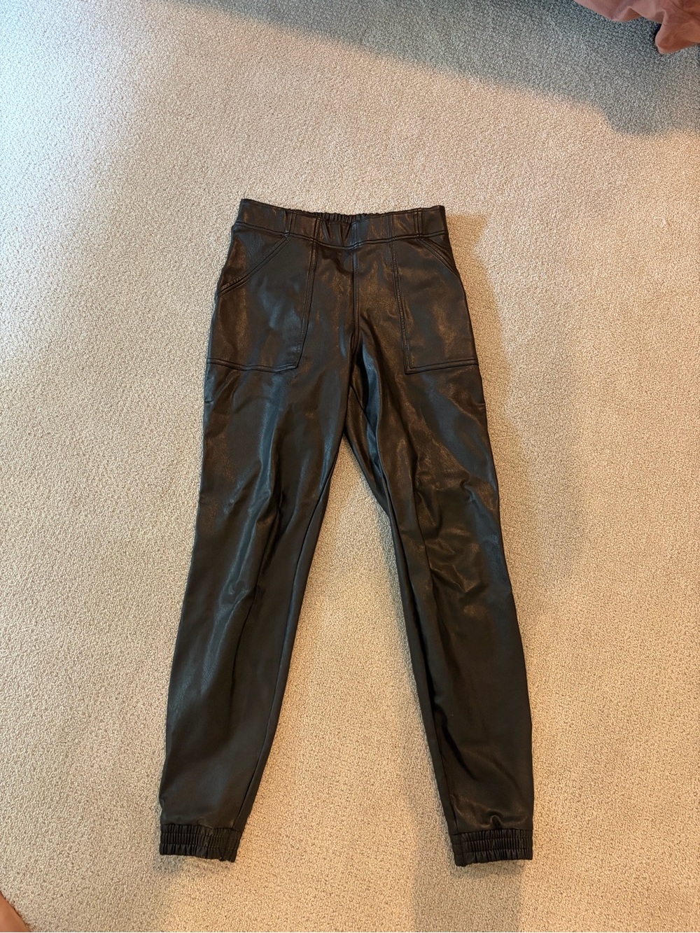Spanx Leather Like Joggers